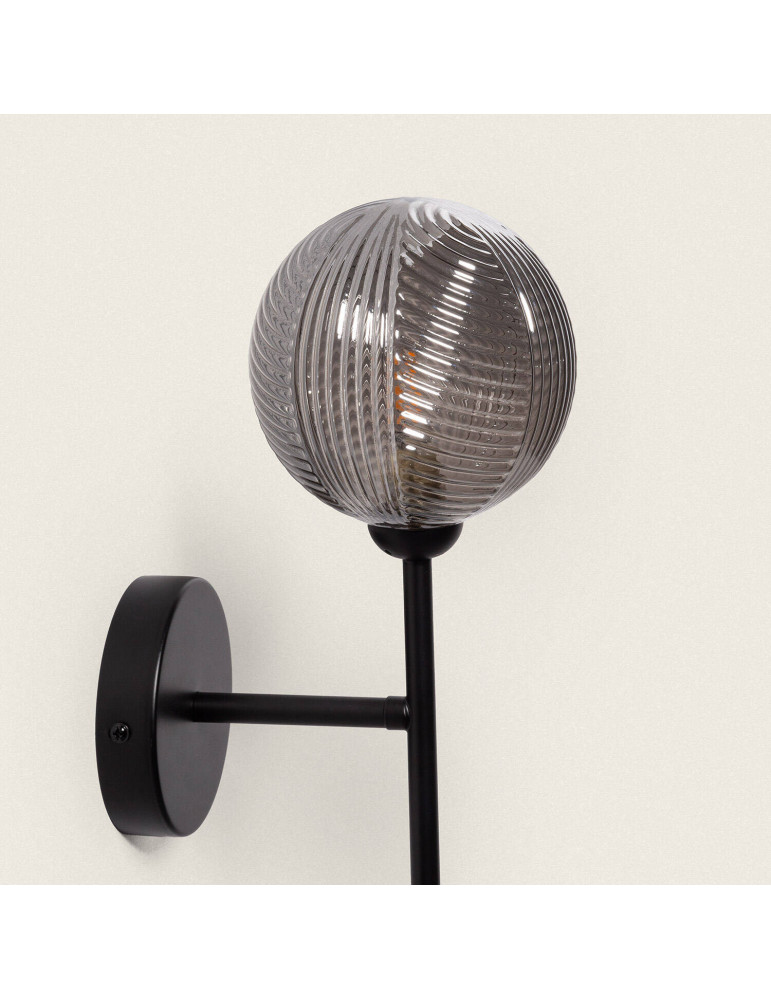 Lampe Murale Métal et Verre Abbie