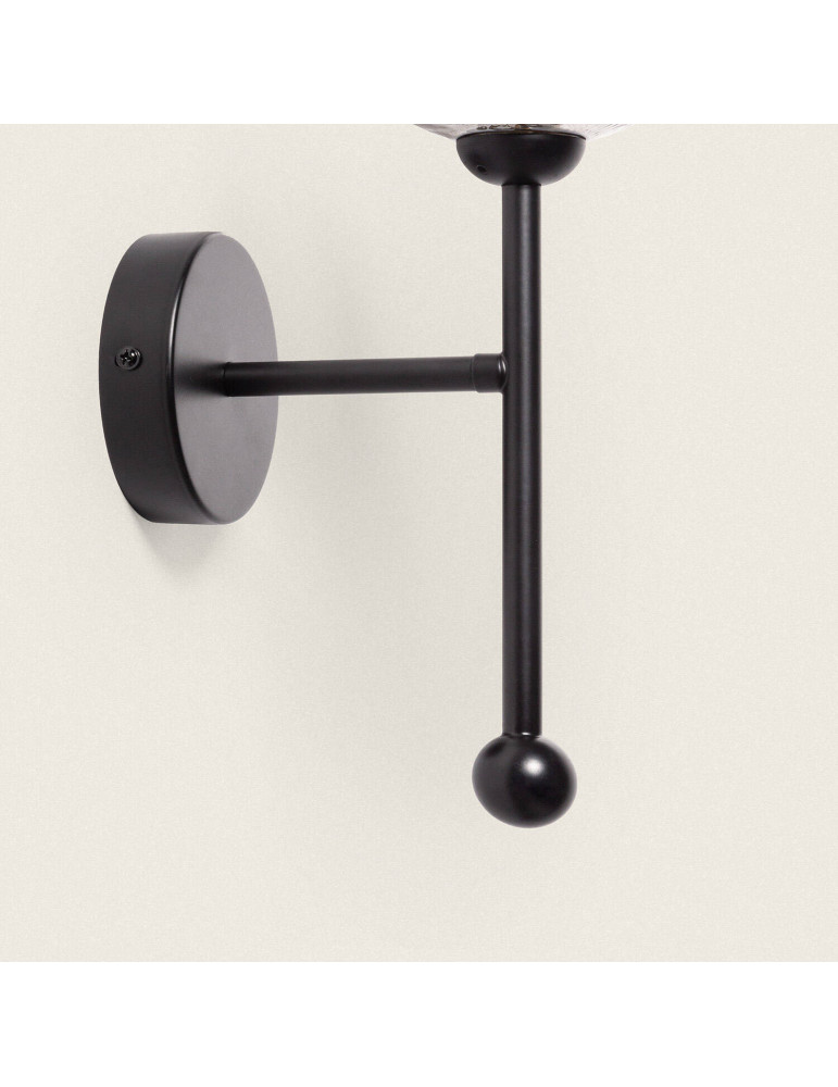 Lampe Murale Métal et Verre Abbie