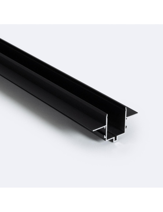 Profilé Encastré pour Rail Magnétique SuperSlim 25mm En Saillie 48V 1m