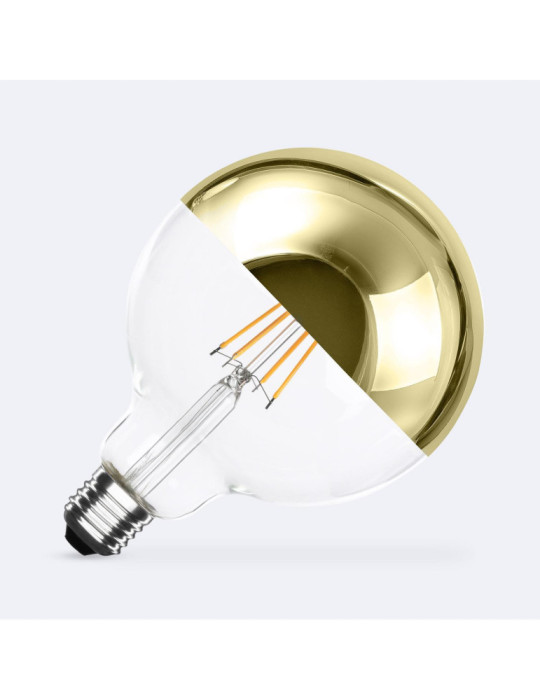 Ampoule Filament LED E27 8W 800 lm G125 Gold Reflect