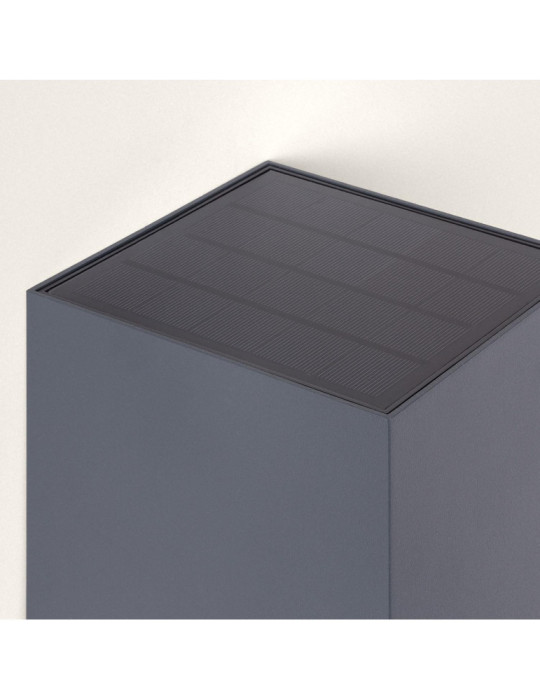 Applique murale extérieure solaire LED en aluminium Denny