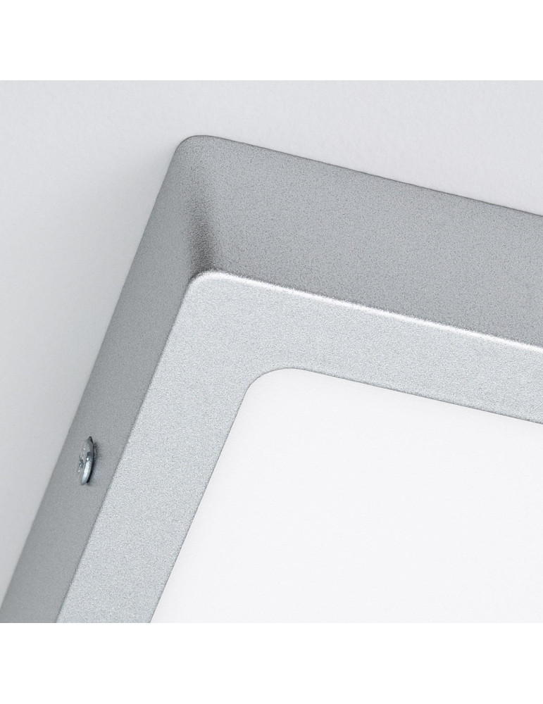 Plafonnier LED  6W Carré Aluminium 105x105 mm Slim CCT Sélectionnable Galán SwitchDimm