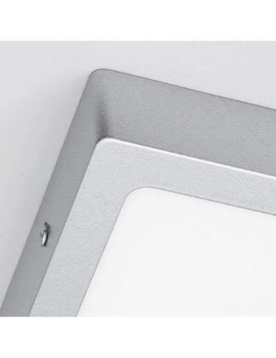 Plafonnier LED  6W Carré Aluminium 105x105 mm Slim CCT Sélectionnable Galán SwitchDimm