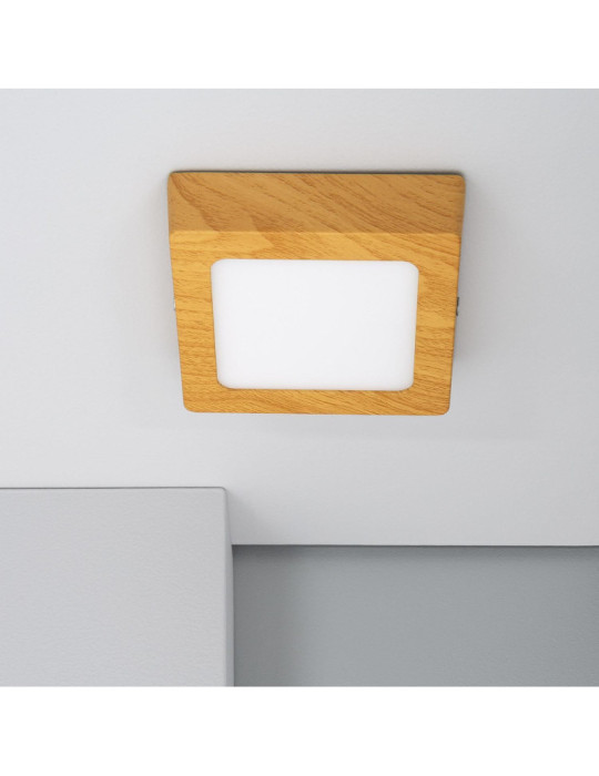 Plafonnier LED  6W Carré Aluminium 105x105 mm Slim CCT Sélectionnable Galán SwitchDimm Plafonnier LED  6W Carré Aluminium 105x105 mm Slim CCT Sélectionnable Galán SwitchDimm