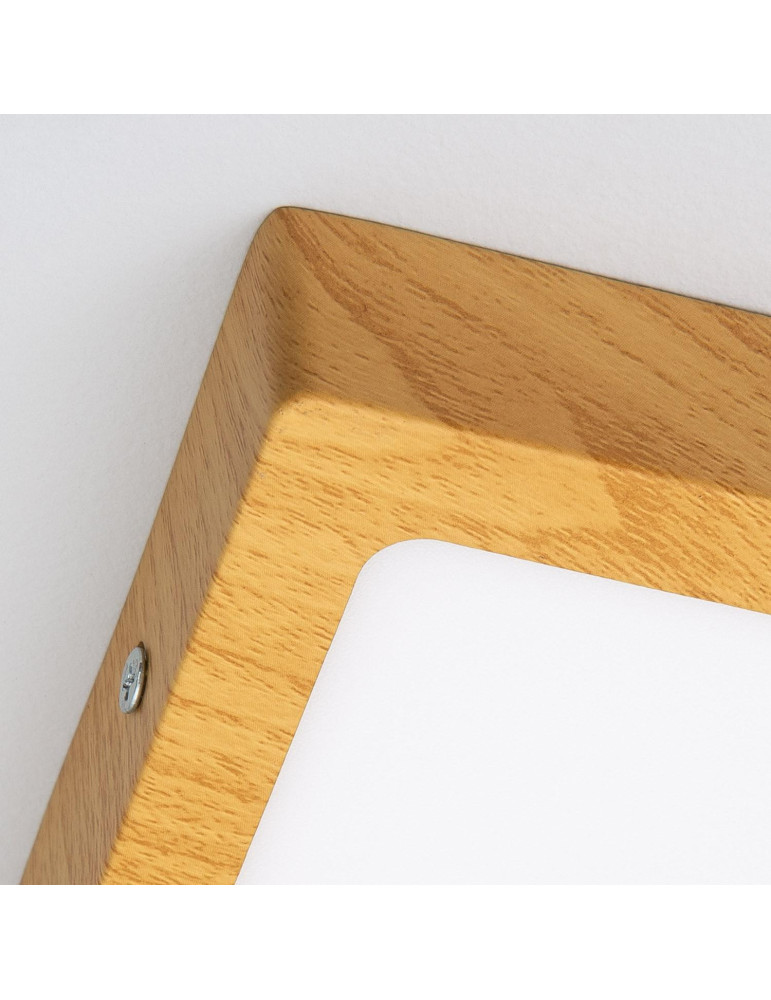 Plafonnier LED  6W Carré Aluminium 105x105 mm Slim CCT Sélectionnable Galán SwitchDimm