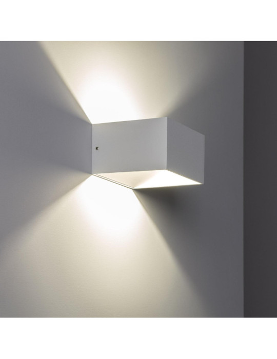 Applique Murale LED Aluminium Lico 6W Éclairage Double Face Blanche
