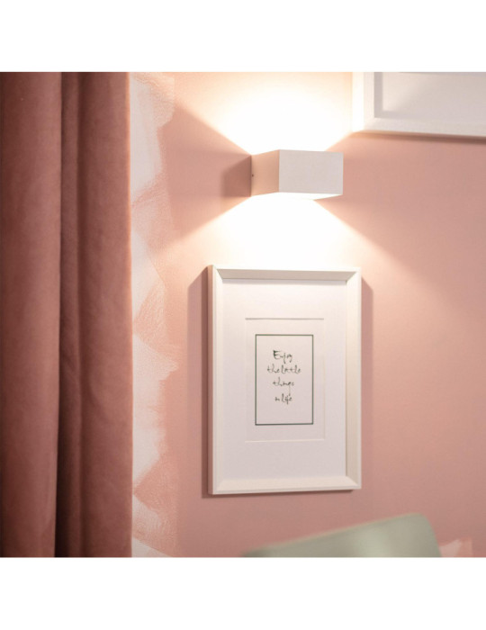 Applique Murale LED Aluminium Lico 6W Éclairage Double Face Blanche