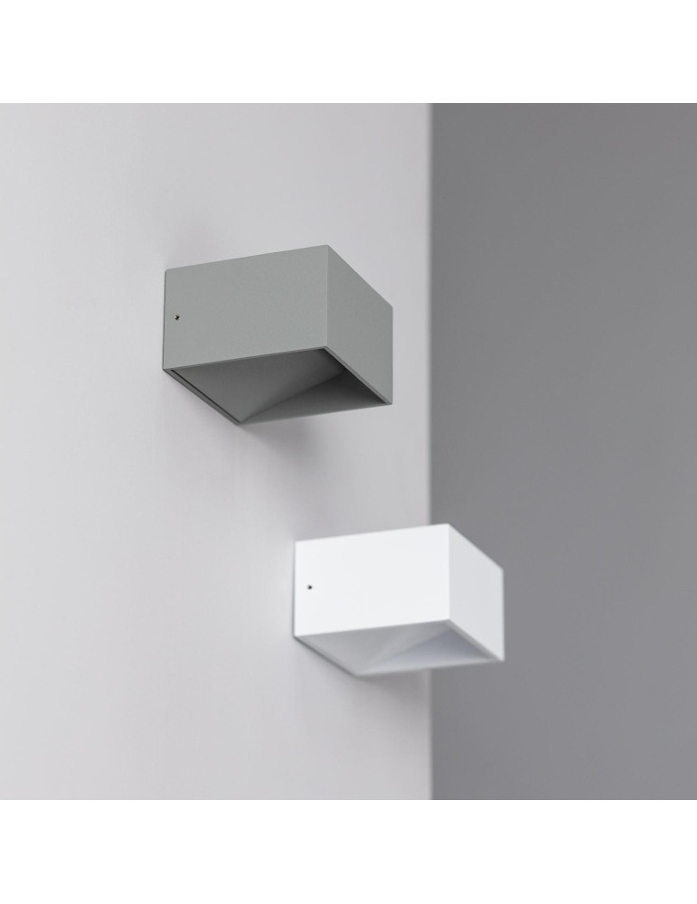 Applique Murale LED Aluminium Lico 6W Éclairage Double Face Blanche
