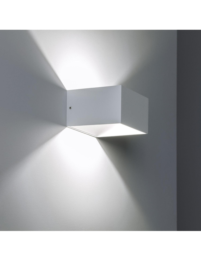 Applique Murale LED Aluminium Lico 6W Éclairage Double Face Blanche