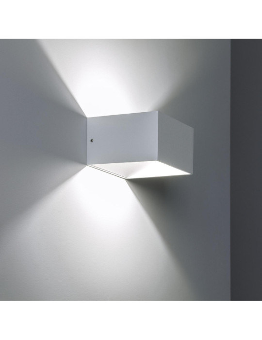 Applique Murale LED Aluminium Lico 6W Éclairage Double Face Blanche