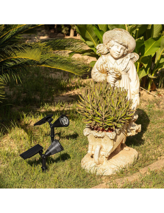 Spot LED Solaire Meillion RGB sur Piquet IP65