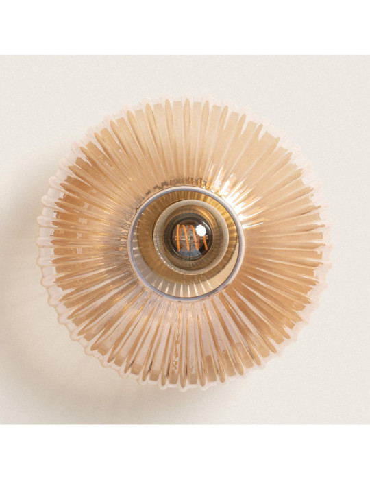 Plafonnier Métal et Verre Basile