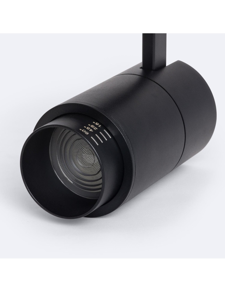 Spot LED sur Rail Triphasé 10W Dimmable CCT Pulyx Multi-angle 15-60º