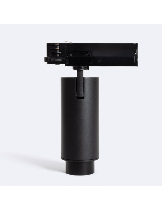 Spot LED Fasano Cylindre 30W pour Rail Triphasé Dimmable Noir