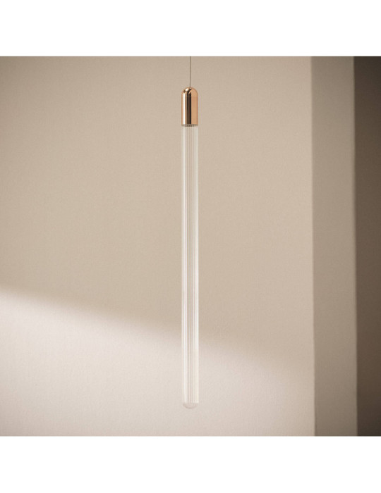 Suspension LED 2.5W Métal et Verre Slim Harold