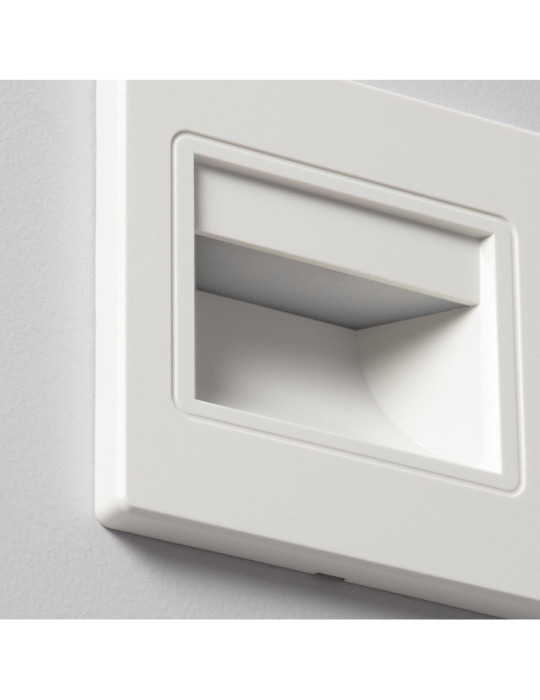 Balise LED 1.5W Encastrable au Mur Randy Blanche