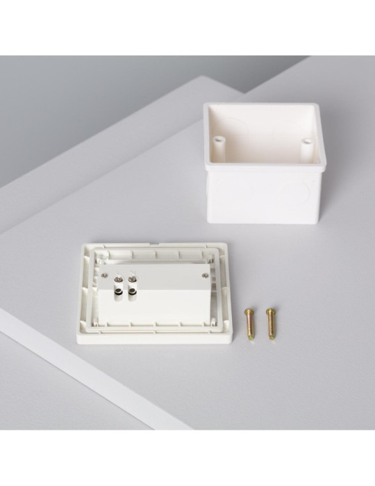 Balise LED 1.5W Encastrable au Mur Randy Blanche