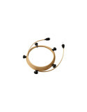 Guirnalda Exterior Lumet System 7.5m con 5 Portalámparas E27 Negro Creative-Cables CATE27N075