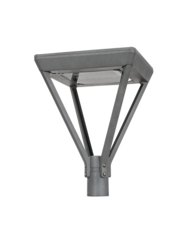Lampadaire LED 60W Aventino Square LUMILEDS PHILIPS Xitanium Dimmable 1-10V