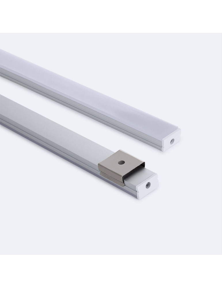 Profilé Aluminium en Saillie 2m pour Ruban LED jusqu'à 10 mm