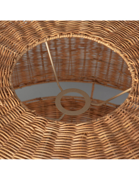 Suspension Rotin Oblate Bulang Ø800 mm ILUZZIA