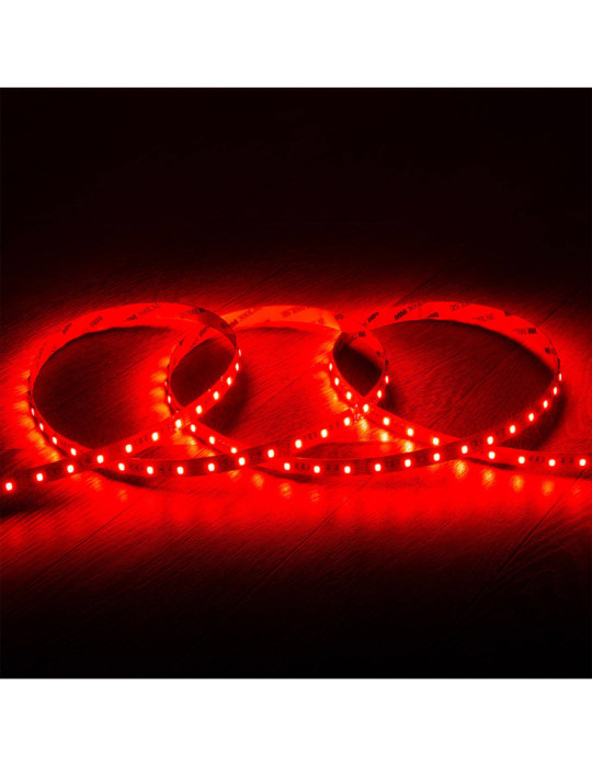 Ruban LED RGBWW 24V DC 60LED/m 5m IP20 Largeur 12mm coupe tous les 10 cms