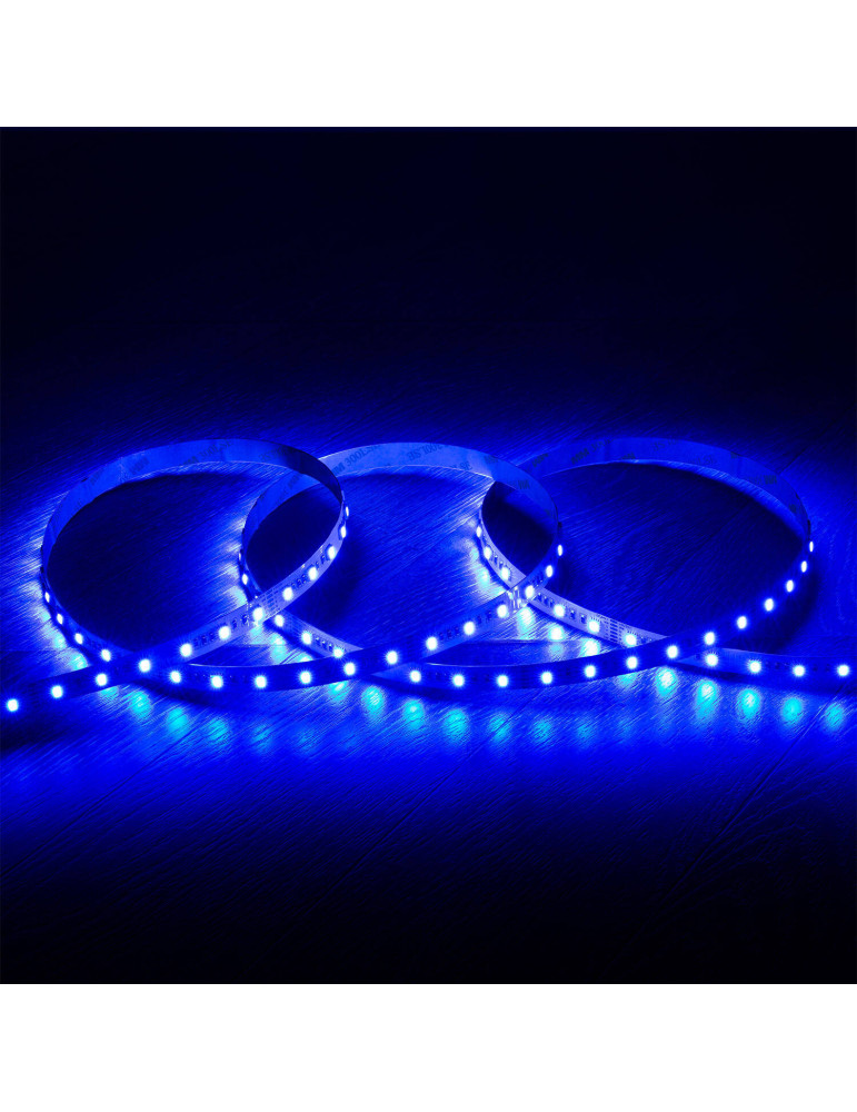 Ruban LED RGBWW 24V DC 60LED/m 5m IP20 Largeur 12mm coupe tous les 10 cms