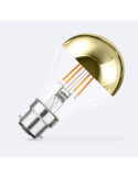 Ampoule Filament LED B22 6W 600 lm A60 Dimmable Réflecteur Doré