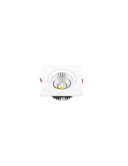 Spot Downlight LED 15W Carré Madison Coupe Ø 95 mm