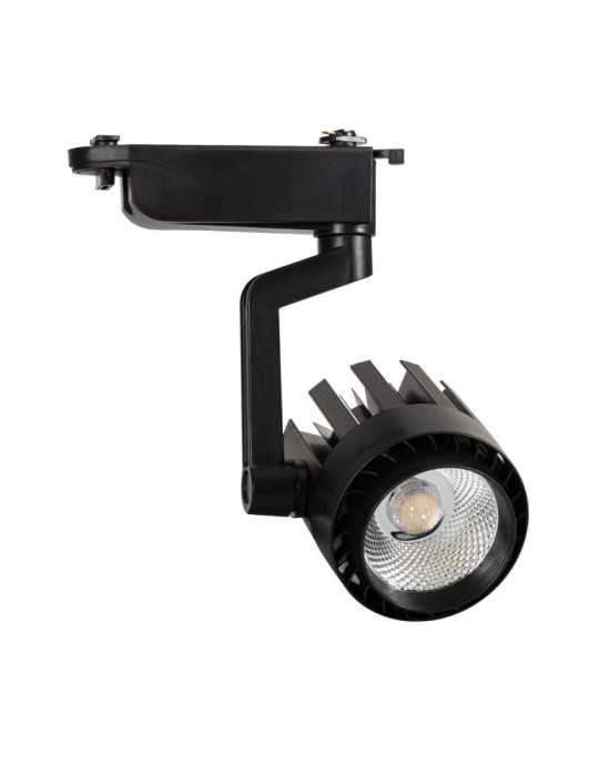 Spot LED sur Rail Monophasé 30W Dora Noir