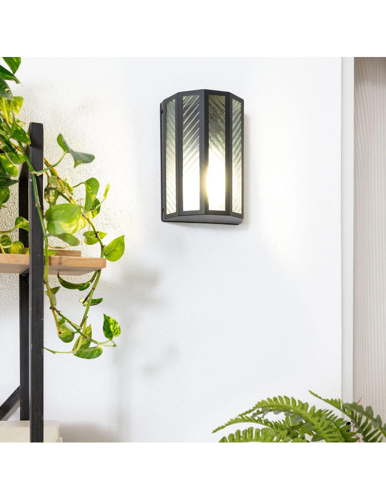 Applique Murale Extérieure Verre Hadley