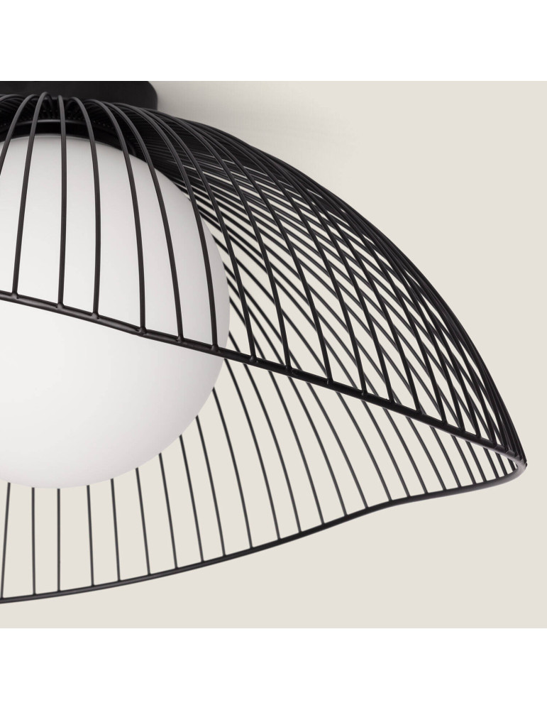 Plafonnier Métal et Verre Moad