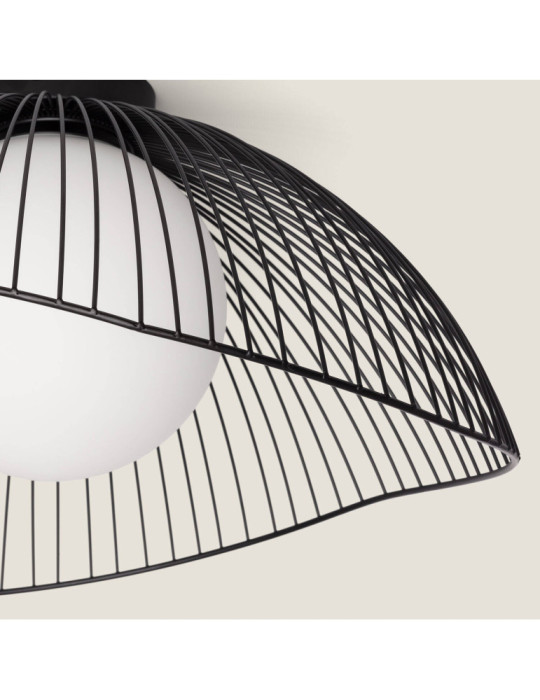 Plafonnier Métal et Verre Moad