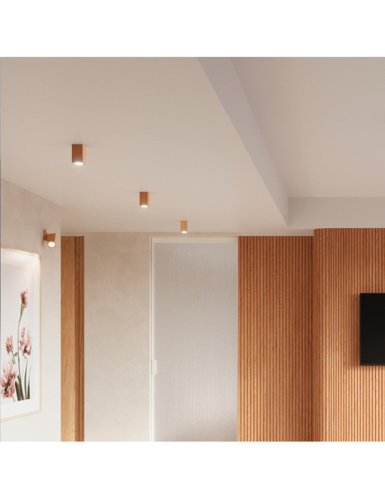 Plafonnier Bois Keke 30 SOLLUX