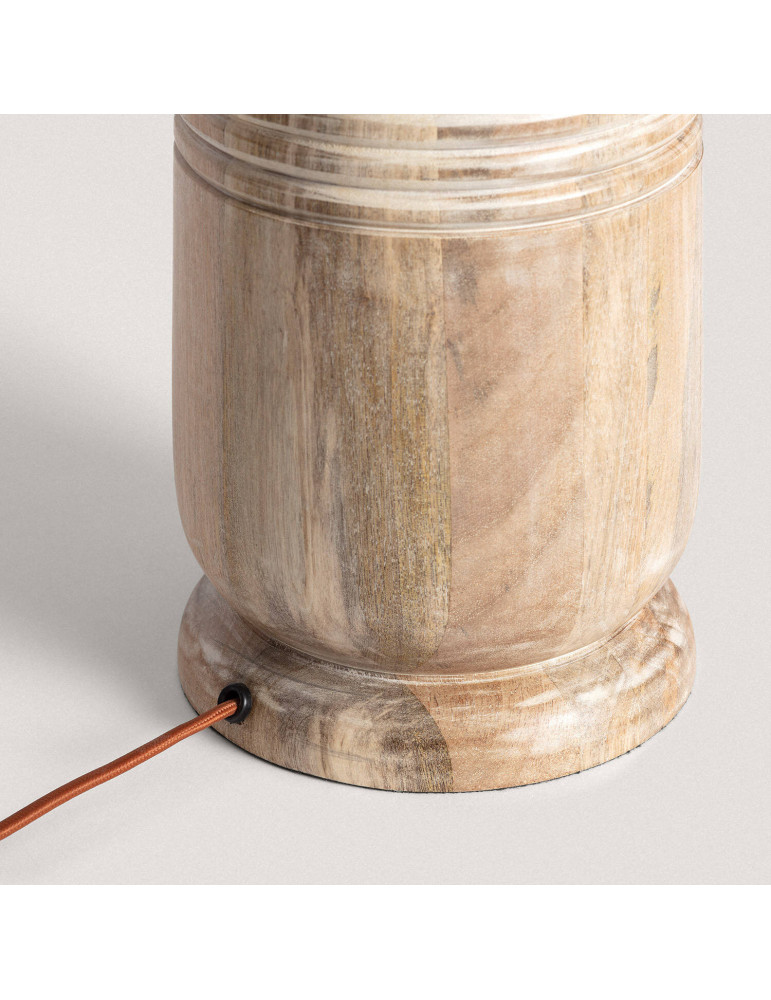 Lampe à Poser en bois Warsha ILUZZIA