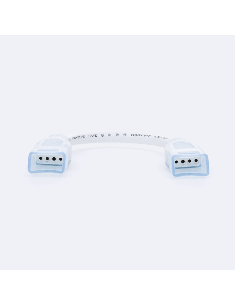 Connecteur Double avec Câble pour Ruban LED RGB 220V AC SMD IP65