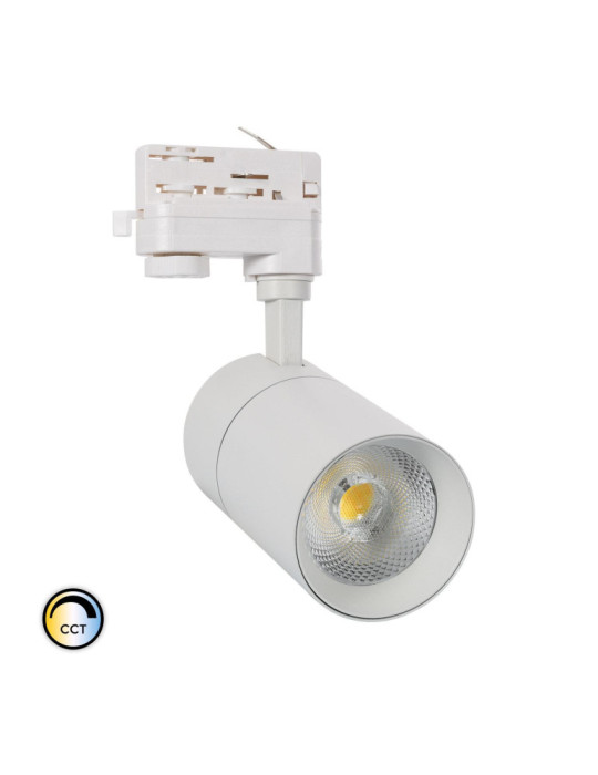 Spot LED sur Rail Triphasé 30W Dimmable Mallet CCT