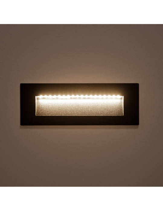 Aplique de Pared LED Groult 6W Negro