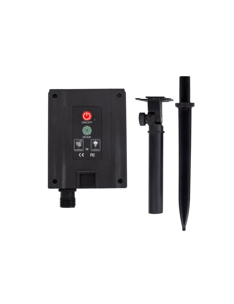 Ruban LED Extérieur Solaire 3.7V DC 30LED/m 5m IP65 Largeur 8mm coupe tous les 3cms