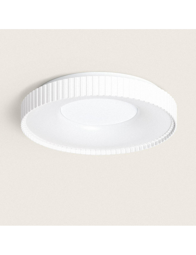 Plafonnier LED 24W Rond Métal CCT Selectionnable Guerin
