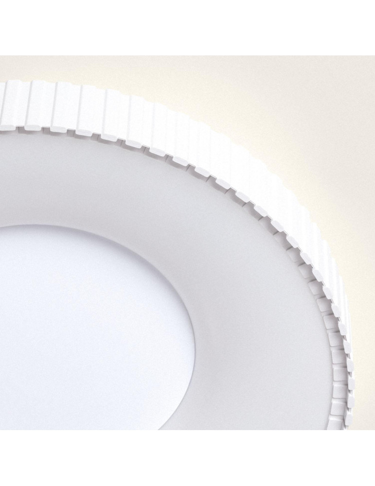 Plafonnier LED 24W Rond Métal CCT Selectionnable Guerin