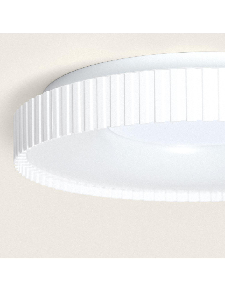 Plafonnier LED 24W Rond Métal CCT Selectionnable Guerin