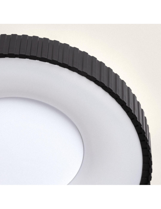 Plafonnier LED 24W Rond Métal CCT Selectionnable Guerin