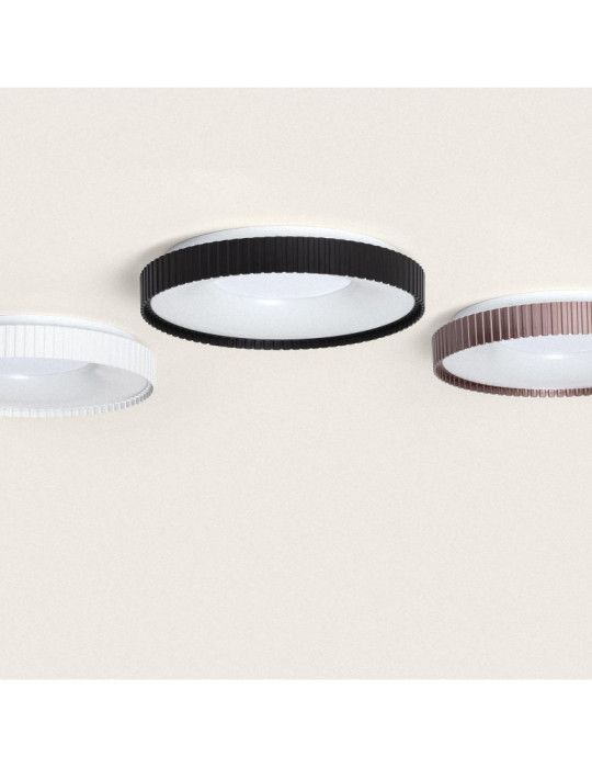 Plafonnier LED 24W Rond Métal CCT Selectionnable Guerin