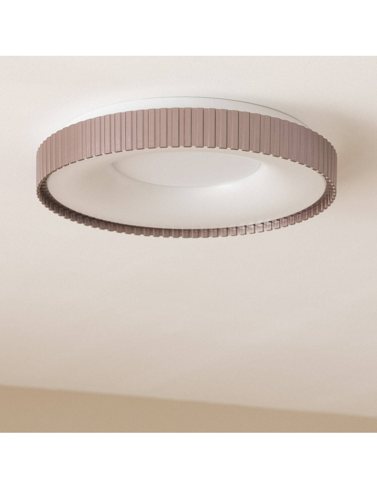 Plafonnier LED 24W Rond Métal CCT Selectionnable Guerin