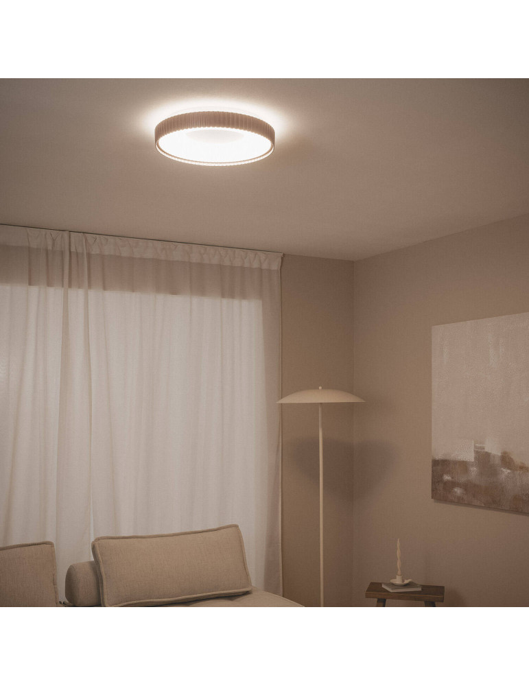 Plafonnier LED 24W Rond Métal CCT Selectionnable Guerin