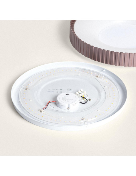 Plafonnier LED 24W Rond Métal CCT Selectionnable Guerin