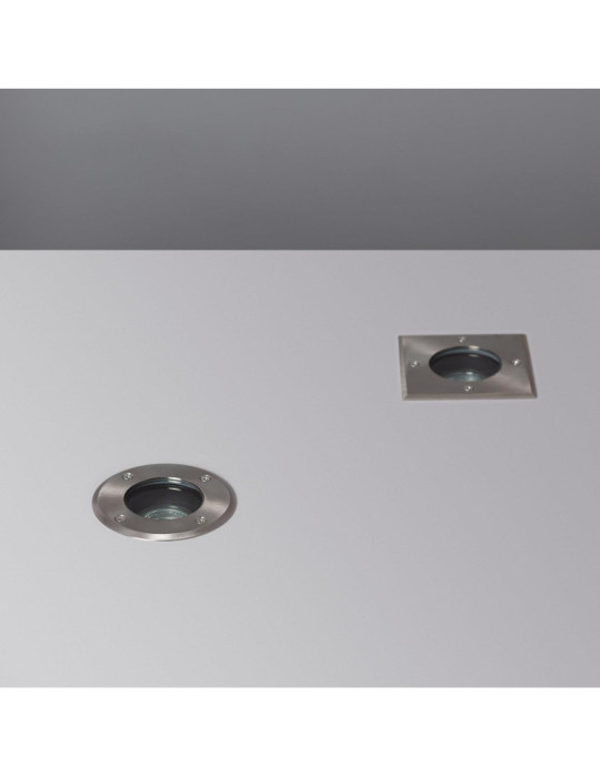 Spot Extérieur Rond Inox Encastrable au Sol pour GU10