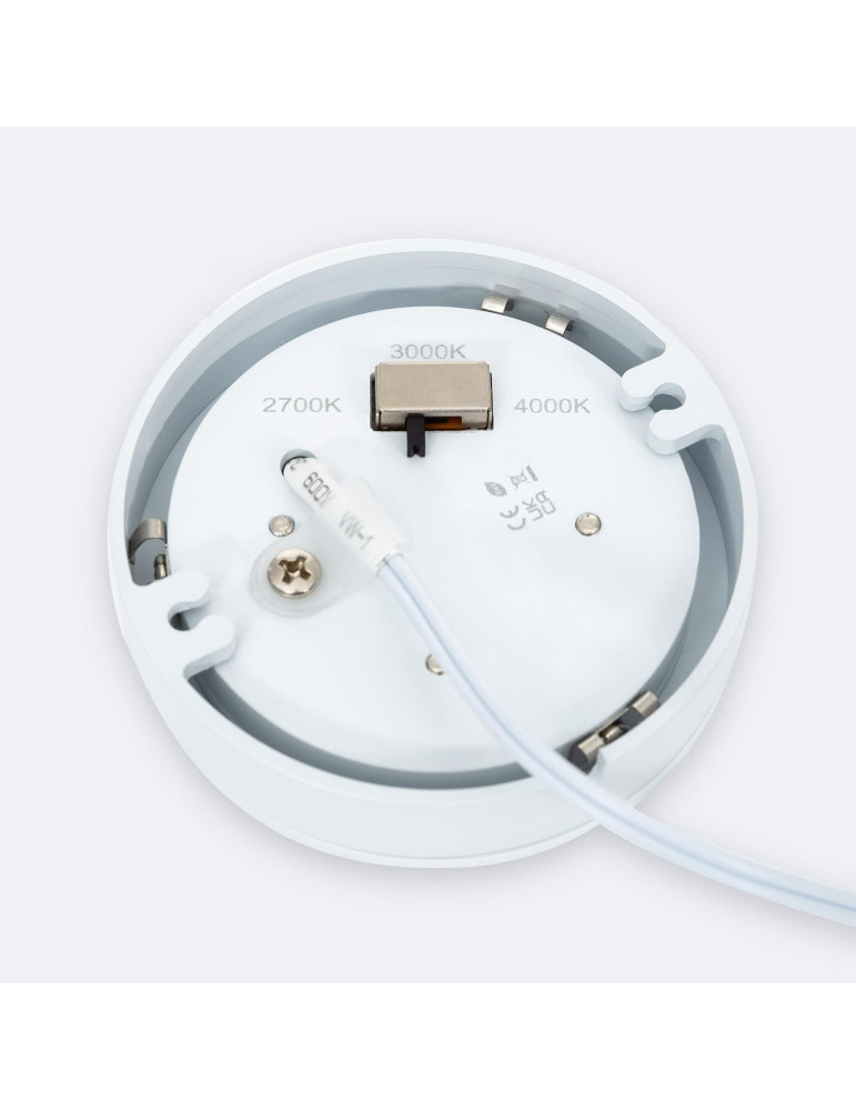 Plafonnier LED Bas de Meuble 3W 12V DC Rond Ø70 mm Coupe Ø57 mm