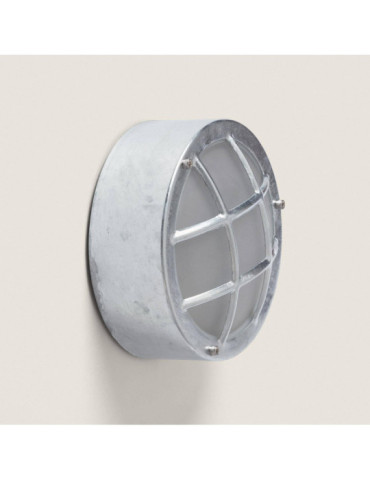 Plafonnier Extérieur Rond Ø200 mm Hublot Acier Galvanisé Coastal Fjord